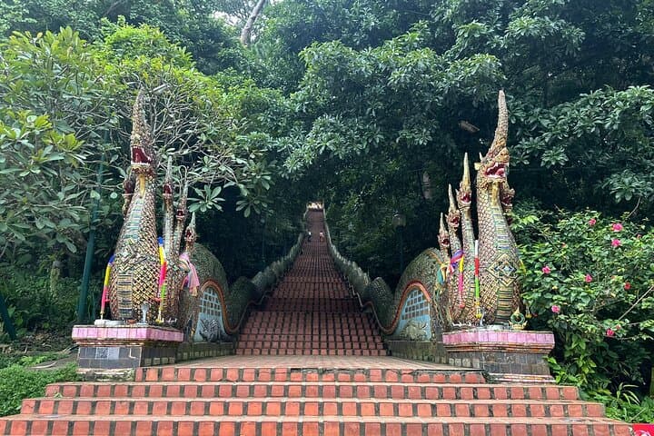 Private Doi Suthep, Handicraft Highway & Sticky Waterfall Day Tour from Chiang Mai photo 2