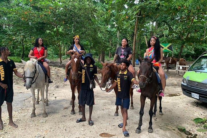 Bamboo River Rafting and Beach Horseback Ride in Ocho Rios — Half-Day Adventure photo 2