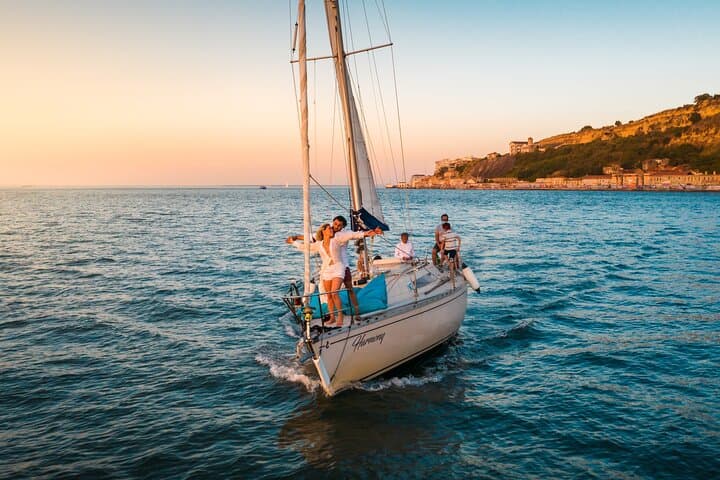 Lisbon Sunset and Day Boat Cruise on the Tagus — Drinks & Live Music