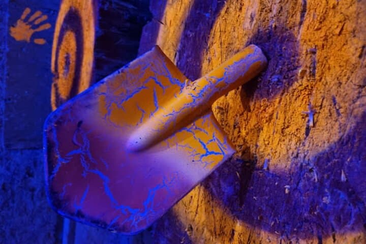 Neon Cosmic Axe Throwing VIP — Axehole Vegas Experience photo 5