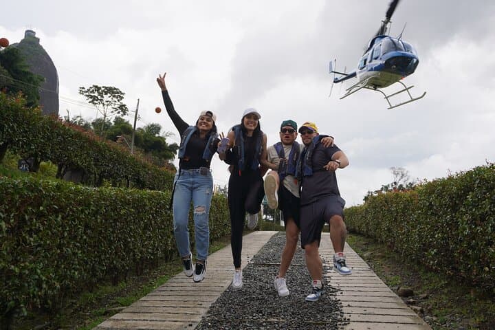 Medellín to Guatapé Helicopter Tour — Peñol & Reservoir Round Trip photo 5