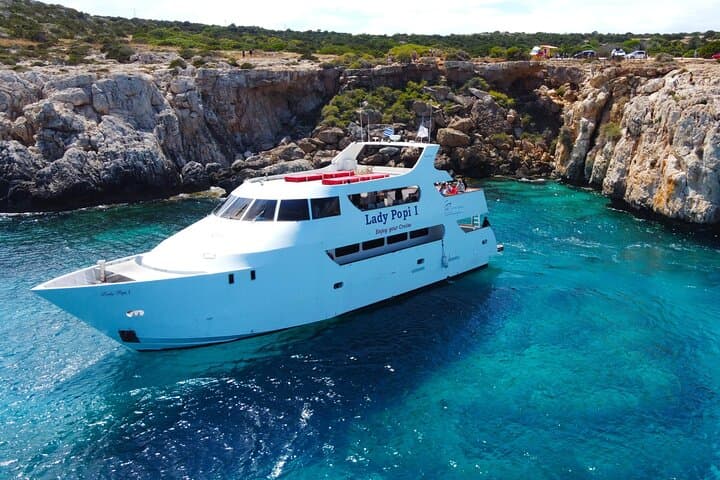 Relax Cruise in Ayia Napa: Blue Lagoon & Cape Greco Boat Trip