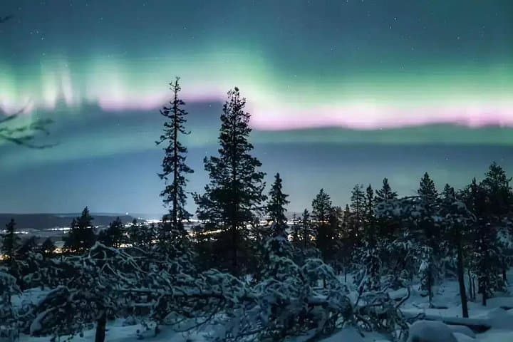 Night Snowshoe Hike & Northern Lights Watchtower in Rovaniemi photo 4
