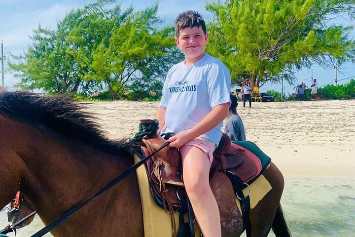 Kids Beach Horseback Ride in Providenciales, Turks and Caicos photo 3