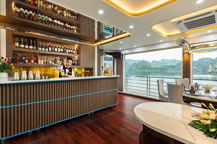 Luxury Halong Bay Day Cruise from Hanoi: Caves, Kayak & Ti Top Views photo 3