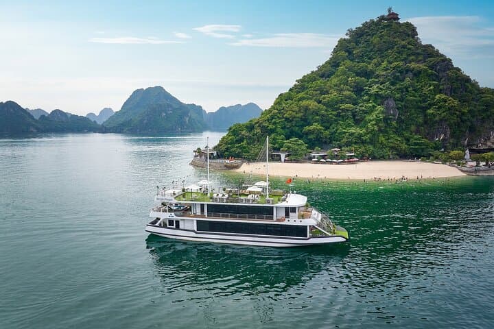 Luxury Halong Bay Day Cruise from Hanoi: Caves, Kayak & Ti Top Views