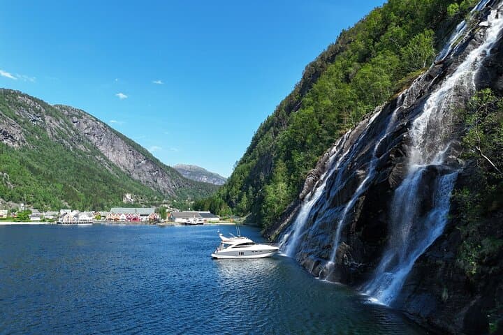 Private Mostraumen Fjord & Waterfalls Cruise from Bergen