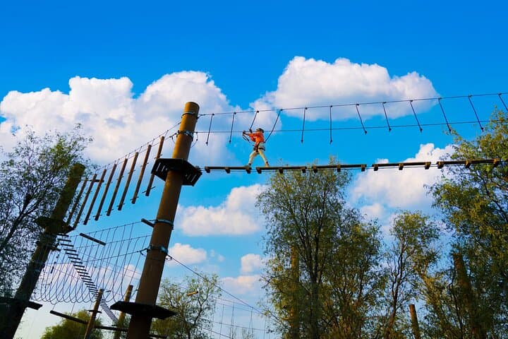 Aventura Parks Dubai: Zipline & High-Ropes Adventure in Mushrif Park