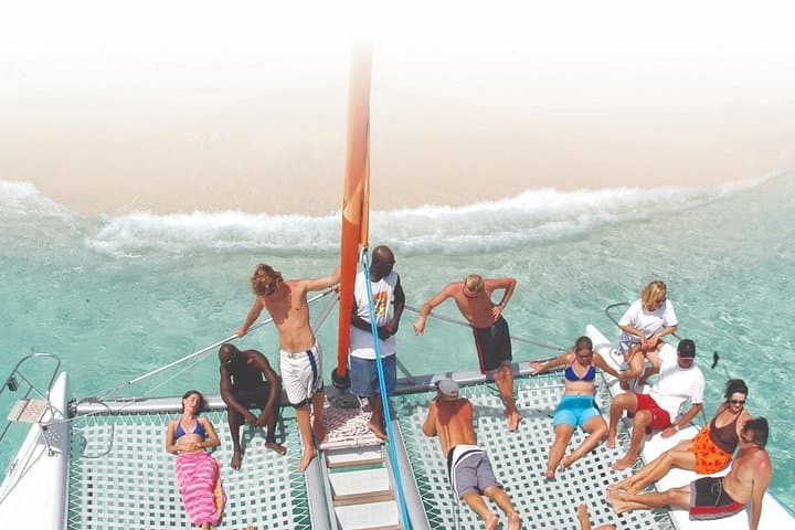Catamaran Cruise to Isle aux Cerfs with BBQ Lunch & Snorkeling — Mauritius Day Sail photo 1