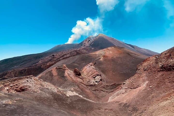 Etna From Taormina: Trek to the Sylvester Craters and Etna Tasting
