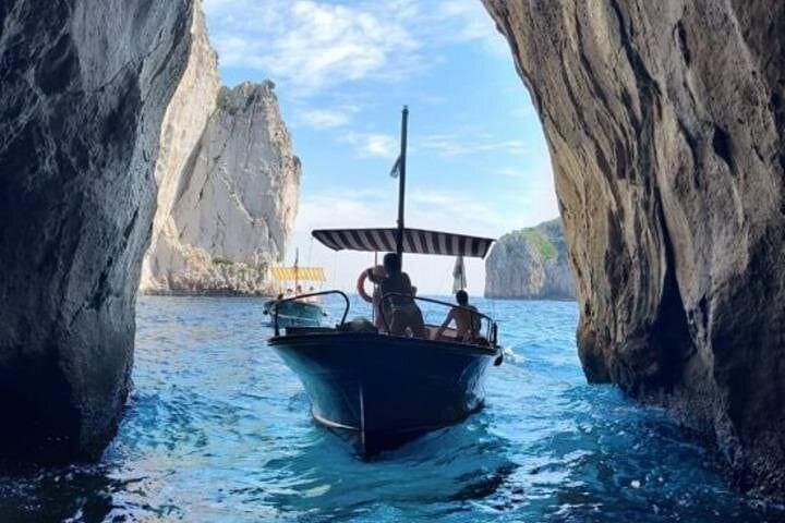 Capri Private Boat Tour to the Blue Grotto: 3-Hour Gozzo Cruise photo 1