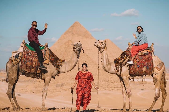 Giza Layover: Pyramids, Camel & Quad Adventure with Nile Dinner Cruise