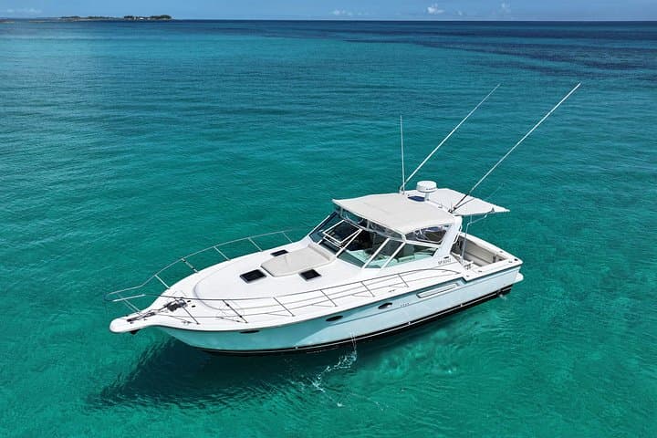 Private Snorkeling & Fishing Charter in Nassau aboard a 38ft Cabin Cruiser photo 1
