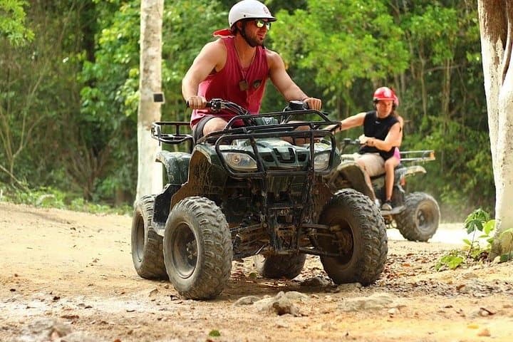Riviera Maya Adrenaline Day: 1km Zipline, Cenote Swim & ATV Adventure photo 4