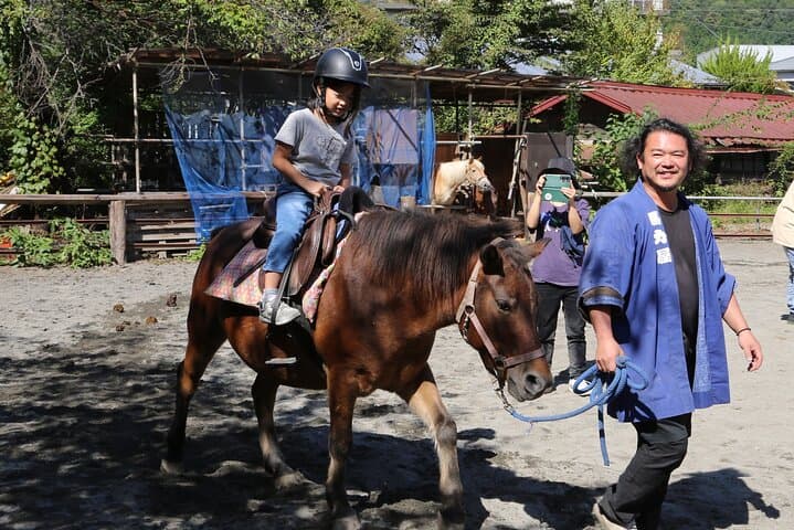 Private Horse Interaction Near Mount Fuji: Feed, Brush & Ride at Omuro Sengen photo 5