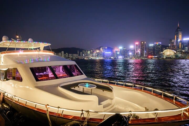Victoria Harbour Night Yacht Tour — STARLIGHT Skyline Cruise & Symphony of Lights photo 2