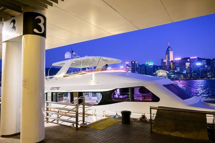Victoria Harbour Night Yacht Tour — STARLIGHT Skyline Cruise & Symphony of Lights photo 3