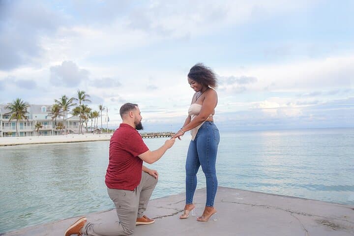 Private Proposal & Engagement Shoot at Smathers Beach, Key West photo 3