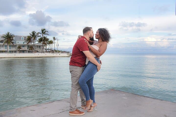Private Proposal & Engagement Shoot at Smathers Beach, Key West photo 6