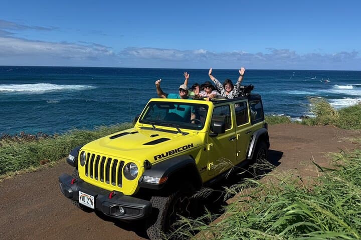 Private Open-Air Jeep Road to Hana Tour — Maui Scenic Drive, Waterfalls & Black Sand Beaches