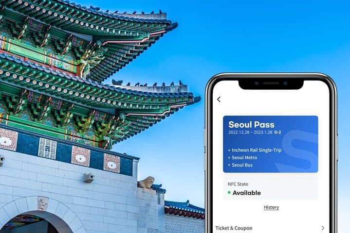 Seoul Mobile Transit Pass — Android NFC Subway & Bus Card (KRW20,000 Preloaded) photo 3