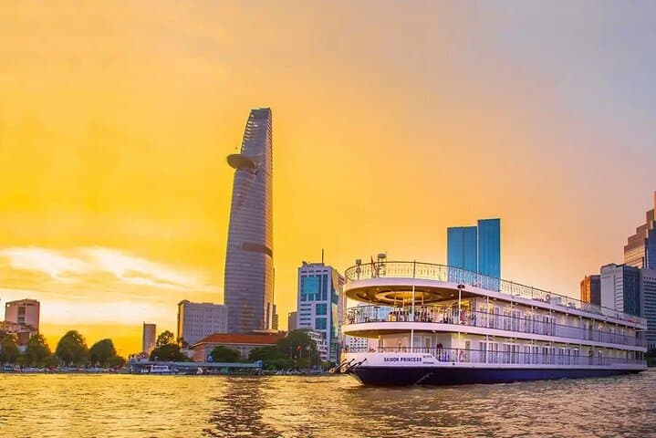 Evening Water Puppet Show and Saigon River Dinner Cruise with Cyclo Transfer photo 2