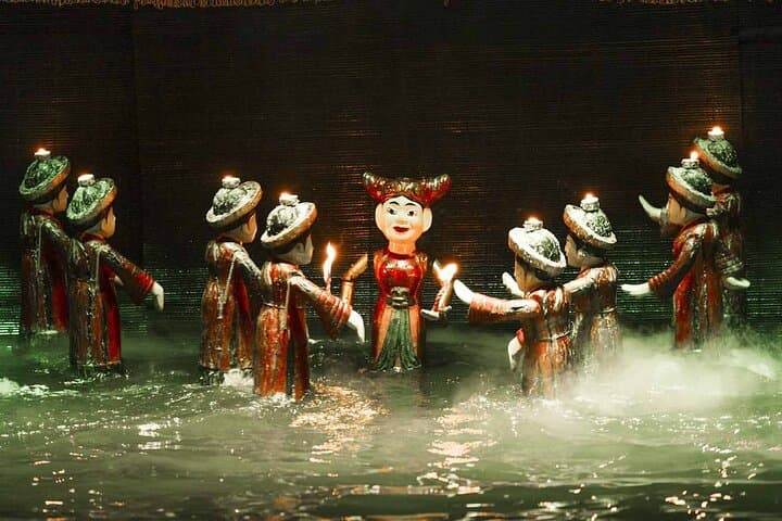 Evening Water Puppet Show and Saigon River Dinner Cruise with Cyclo Transfer photo 6