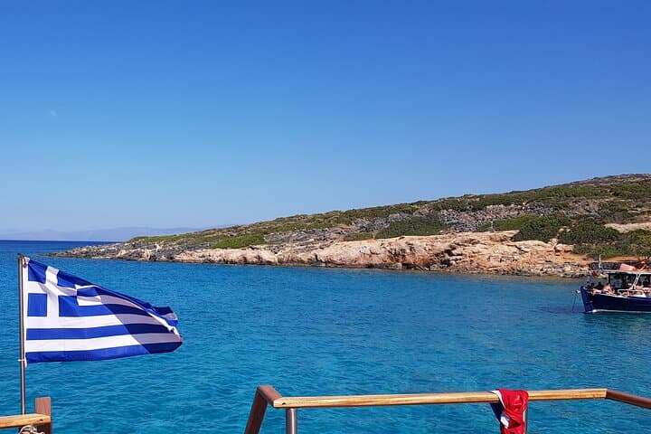 Circumnavigate Spinalonga: Elounda Boat Cruise to Kolokytha, Barbarossa Cave & Skistra photo 3