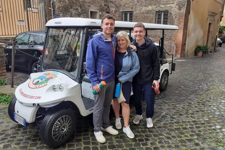 Golf Cart Tour of the Appian Way & Catacombs — Semi-Private Rome Experience