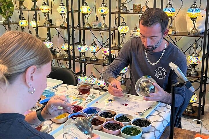 Mosaic Lamp Workshop Richmond — Hands-On Glass Mosaic Class (2.5 hrs) photo 4
