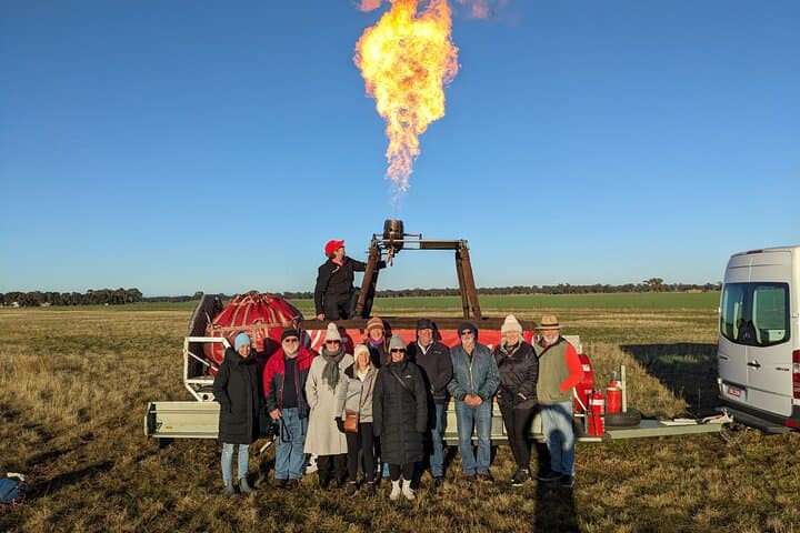 Sunrise Hot Air Balloon Over Bendigo: Premium Flight & Champagne Breakfast photo 2