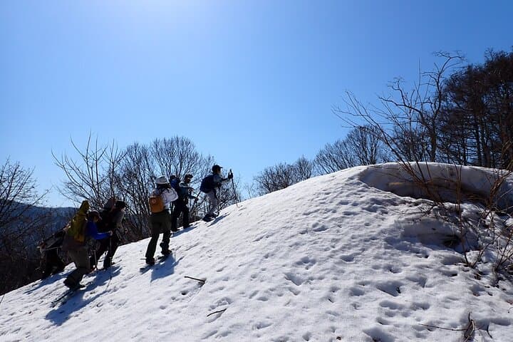 Snowshoeing Cape Shakotan: Shimamui Coast Winter Walk with Views of the Shakotan Blue Sea photo 2