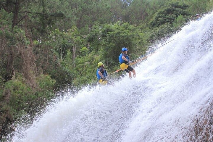 Full-Day Datanla Canyoning in Da Lat: Waterfall Abseils & Natural Slides photo 4