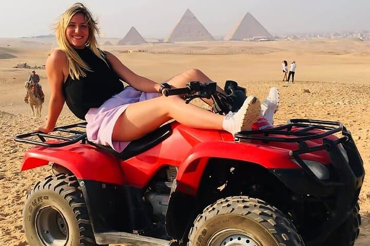 Sunset Quad Bike Adventure Above the Giza Pyramids