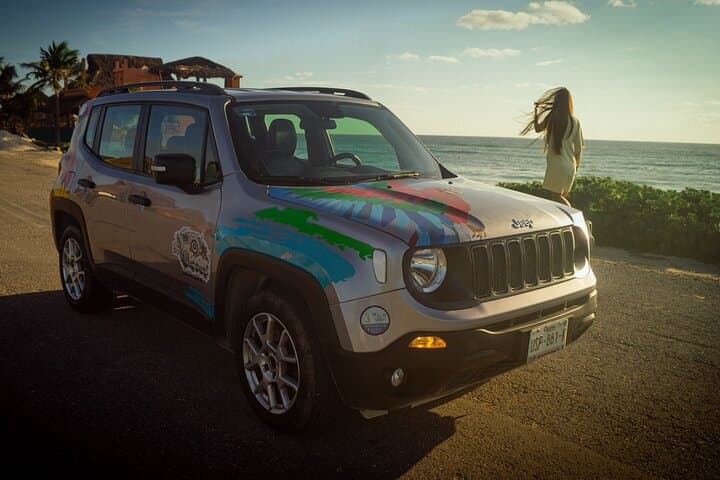 Cozumel Jeep Tour and Sky Reef Beach Snorkel — Port Day Adventure photo 1