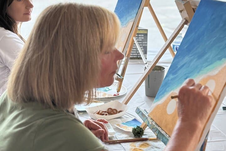 Paint and Sip at Graveyard Vineyards: Private Wine Country Canvas Experience photo 6