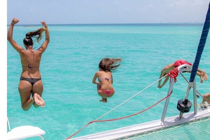Isla Mujeres VIP Catamaran Day Trip: Snorkel, Playa Norte & Beach Club from Cancun photo 5