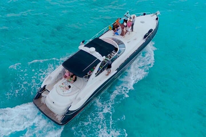 Private Sunseeker 60 Yacht Charter in Cancun — Isla Mujeres & Snorkel Options photo 3