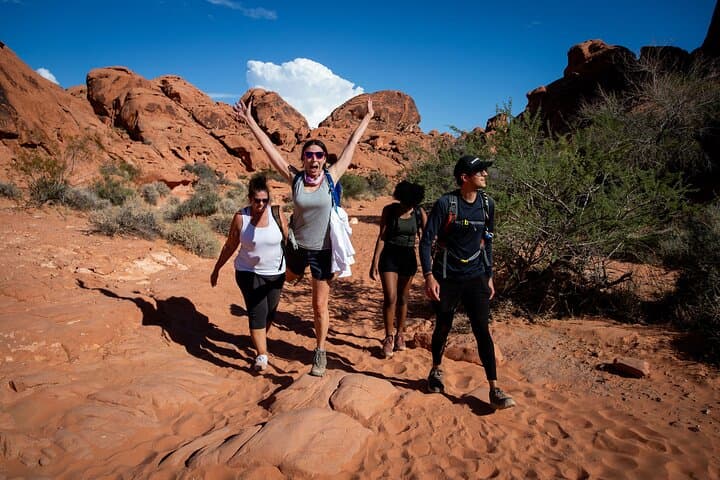 Valley of Fire Guided Hiking Tour from Las Vegas — Petroglyphs, Red Sandstone & Mojave Wilds