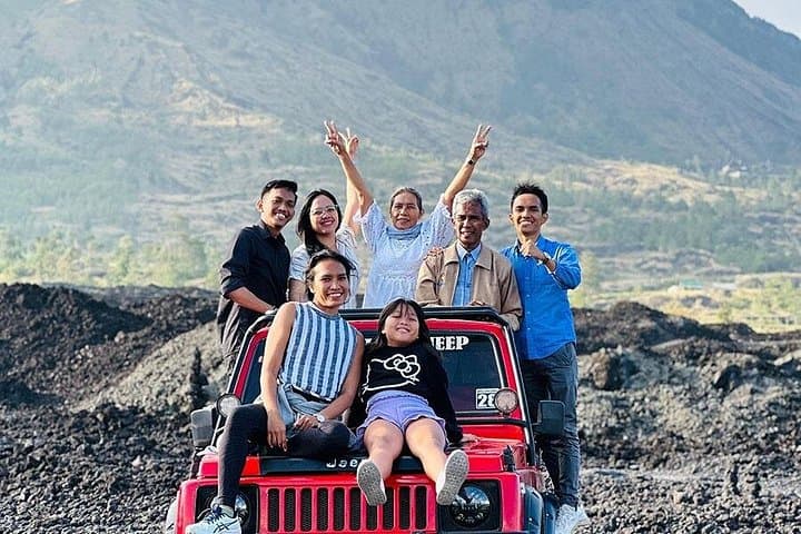 Mount Batur Sunrise Jeep Tour: Black Lava, Pine Forest & Tirta Empul photo 2