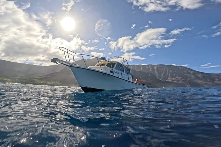 Exploring Kauai’s Na Pali Coast by Private Boat: Up Close with Sea Caves and Waterfalls