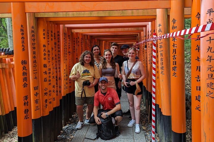 Full-Day Kyoto Walk: Fushimi Inari, Arashiyama Bamboo Grove, Monkey Park & Kinkakuji photo 1