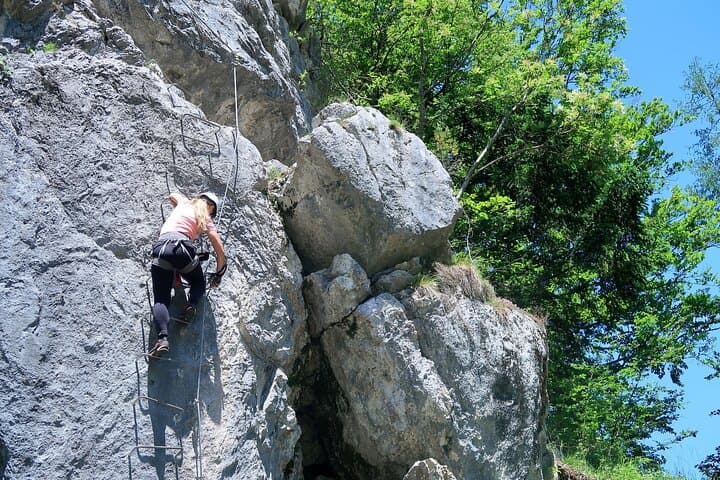 Beginner Via Ferrata Course in Mojstrana — Aljaževa pot & Pot Mojstranških Veveric photo 6