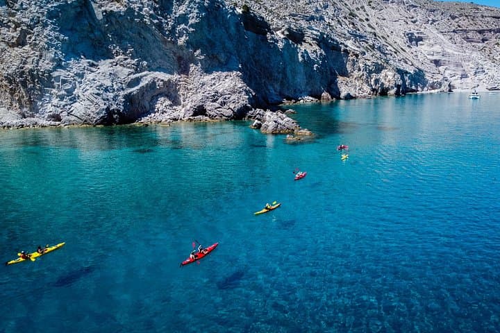 Kayak the Secret Caves and Hot Springs of Milos photo 2