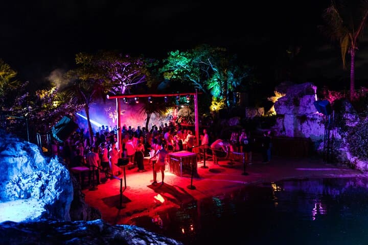 Night at Maroca: Punta Cana's Cenote Club with Open Bar & VIP Access