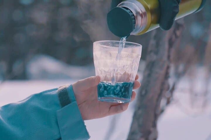 Winter Snowshoeing Among White Birches at Blue Pond (Shirogane Onsen) photo 4