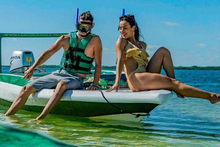 Take the Helm: Speedboat & Snorkel Adventure at Nichupté Lagoon and the Mayan Reef photo 6