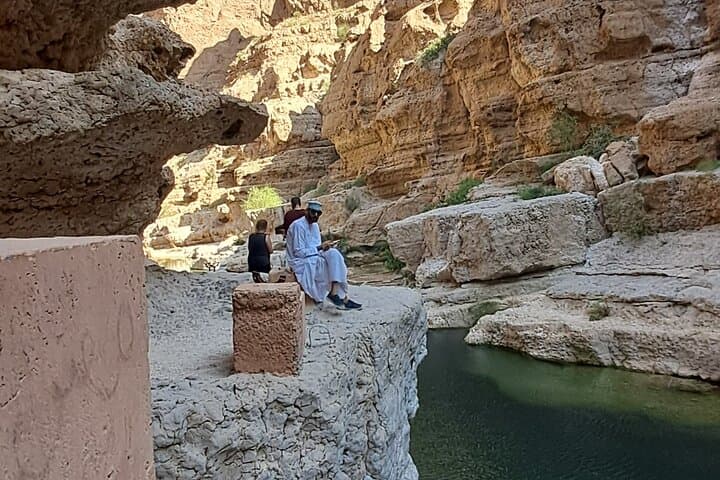 Hike and Swim Wadi Shab: Canyons, Caves, and Emerald Pools from Muscat