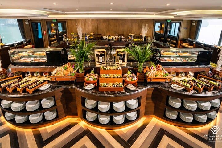 Luxury Ambassador Day Cruise in Halong Bay: 5-Star Sundeck, Cave & Titov Island photo 2