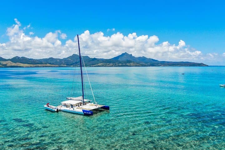 Mauritius Southeast Catamaran Cruise to Île aux Cerfs, Waterfall & BBQ